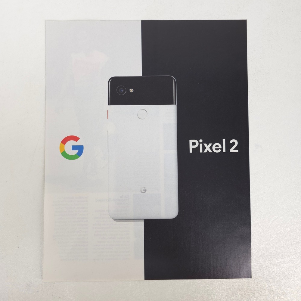 Google Pixel 2 Print Ad Smartphone Android Tech Collector Display Wall Art 2017